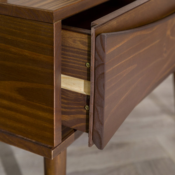 Corrigan Studio® Malena Pine Solid Wood Hall Tree with Bench and Shoe